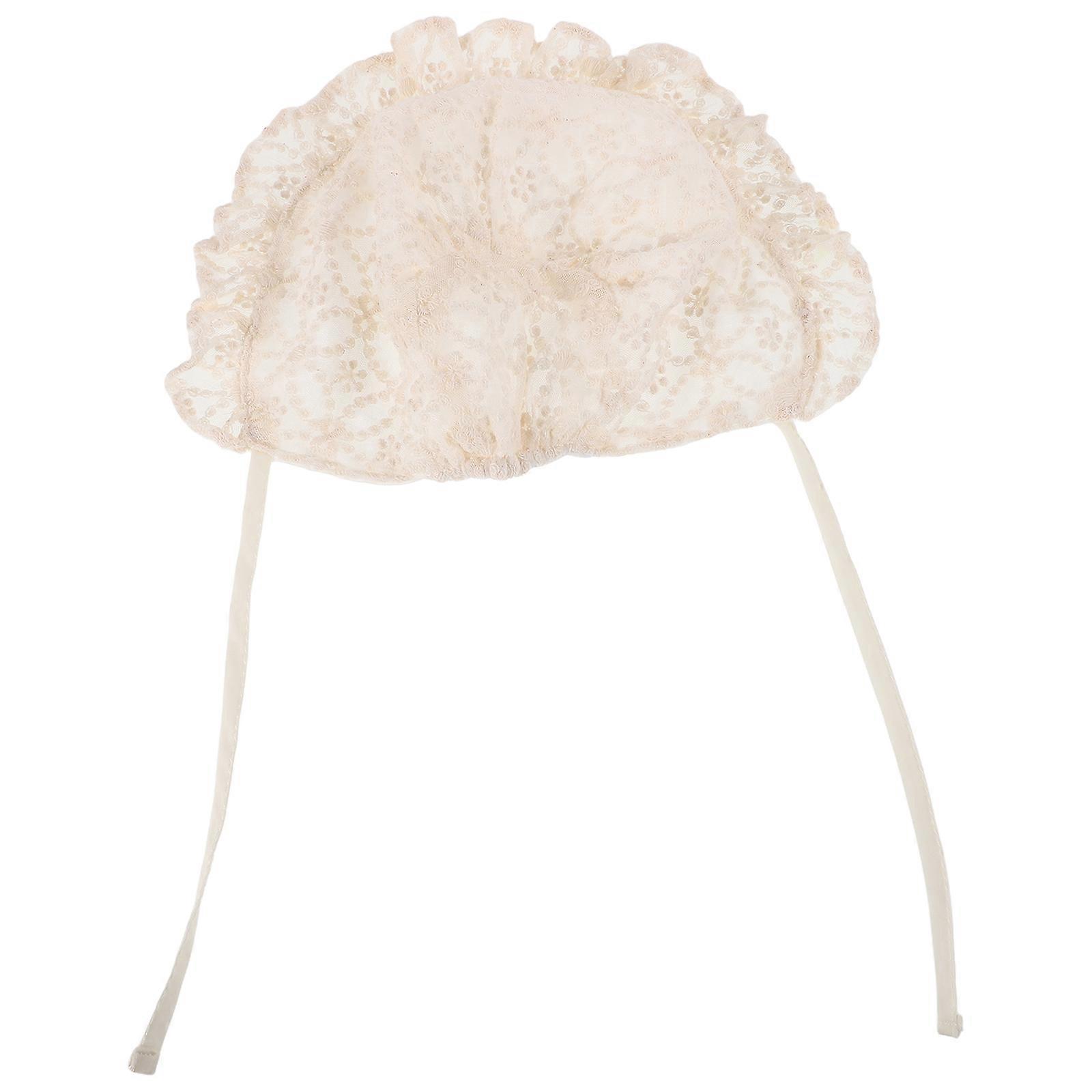 Newborn Baby Hat Soft Polyester Bonnet for Newborn Baptism