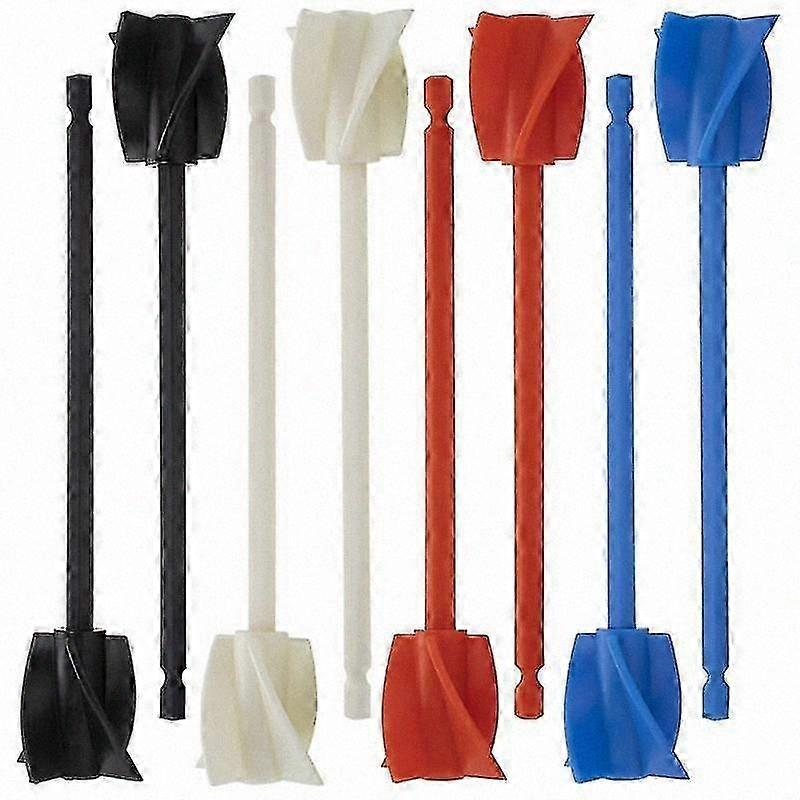 For 8Pcs Resin Mixer Paddles - Epoxy Mixer Attachment for Powerful Mixing, Reusable Paint Mixer, Paint Stirrer - Mixing Tool
