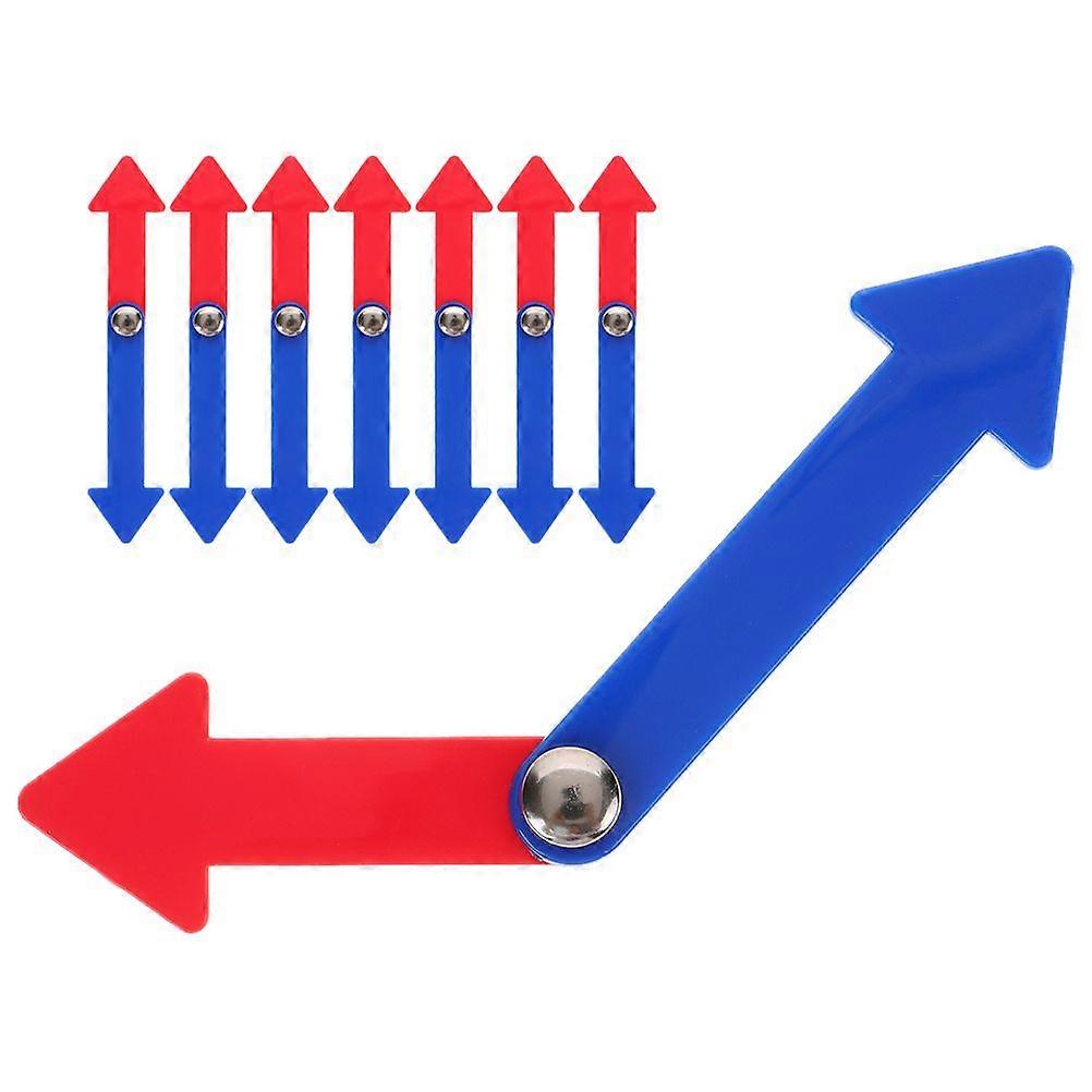 8pcs Children'S Educational Clock Hands Set Plastic Rotatable Clock Needles Plastic Clock Hands Movable Clock Needle Children'S Enlightenment Toy