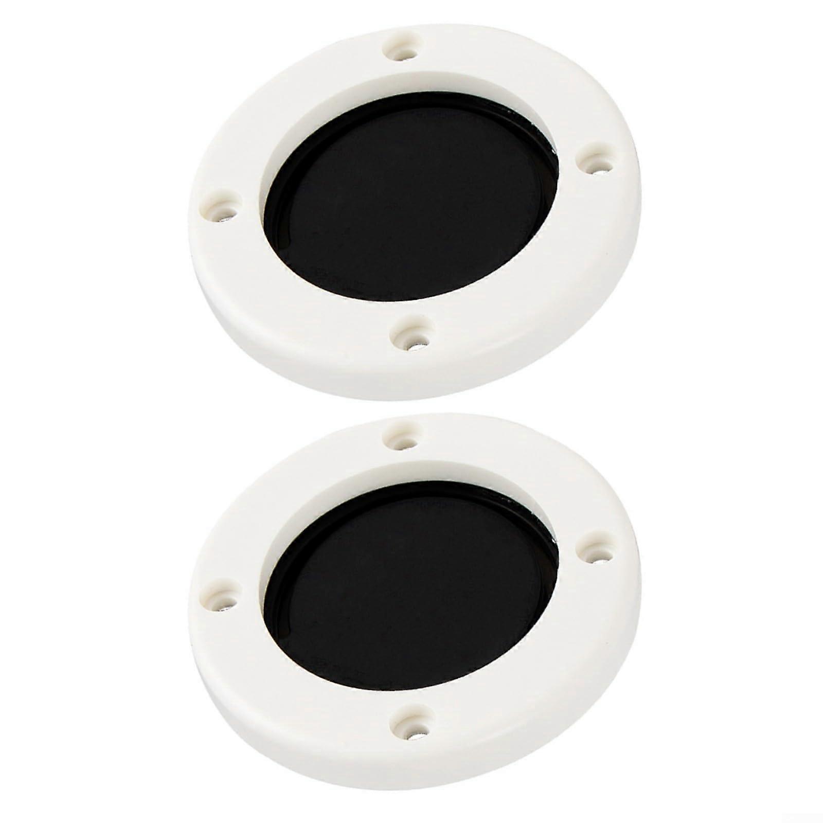 Marine Drain Check Valve 2 Pack Self Bailing Scupper Valve for Yacht RV Boat Canoe Raft Accessories White Durable Design
