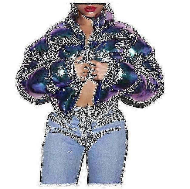 Damen Winter Kurzer Daunenmantel