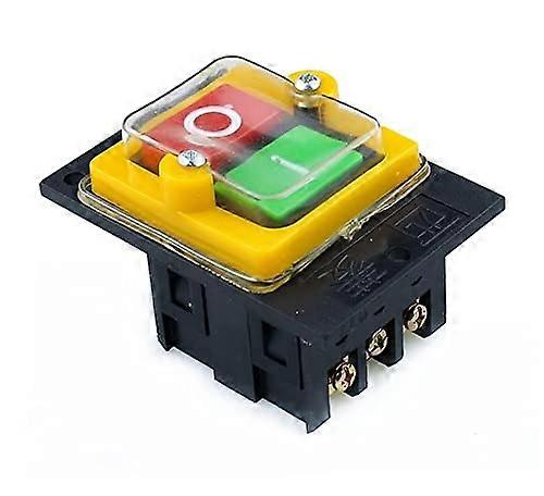 Waterproof Control Push Button Switch 10A 250V 380V for Cutting Machine Rig Drill 75mm x 52mm x 50mm