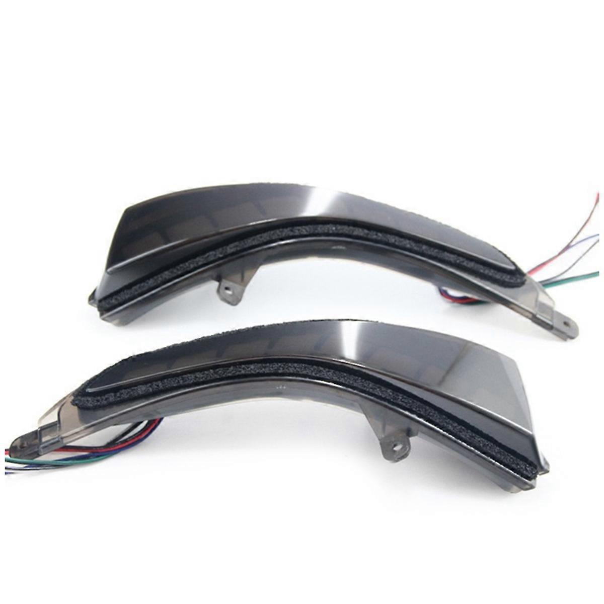 Dynamic Side Mirror Turn Signal Light for Smoked Black Shell