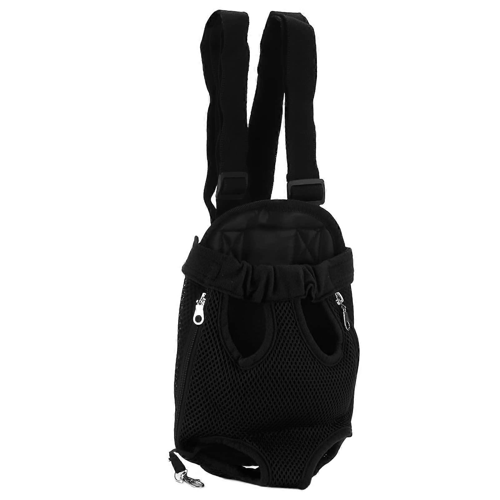 Portable Pet Prefercator Backpack For Walking And Travel, Nylon, Size M, Breathable Back Panel