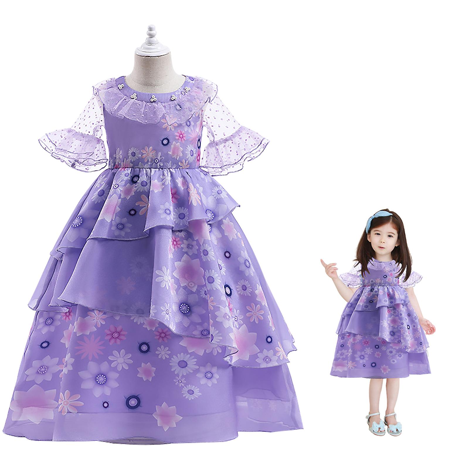 Robe de soirée d'anniversaire pour filles Encanto Mirabel Isabella 2022