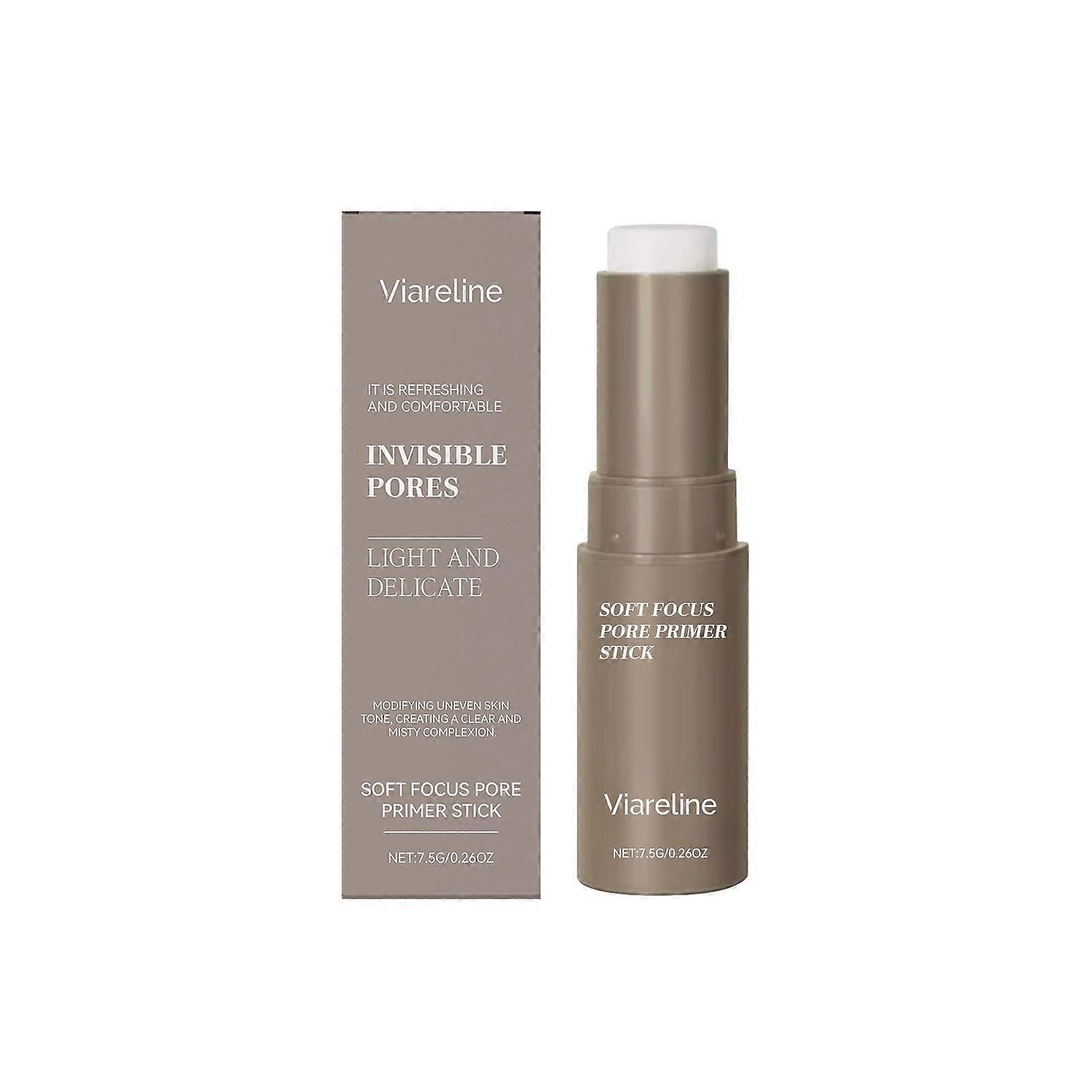 1-6PCS VIARELINE Soft Focus Pore Primer Stick 7.5g Makeup Base Oil Control Moisturizing Concealing P