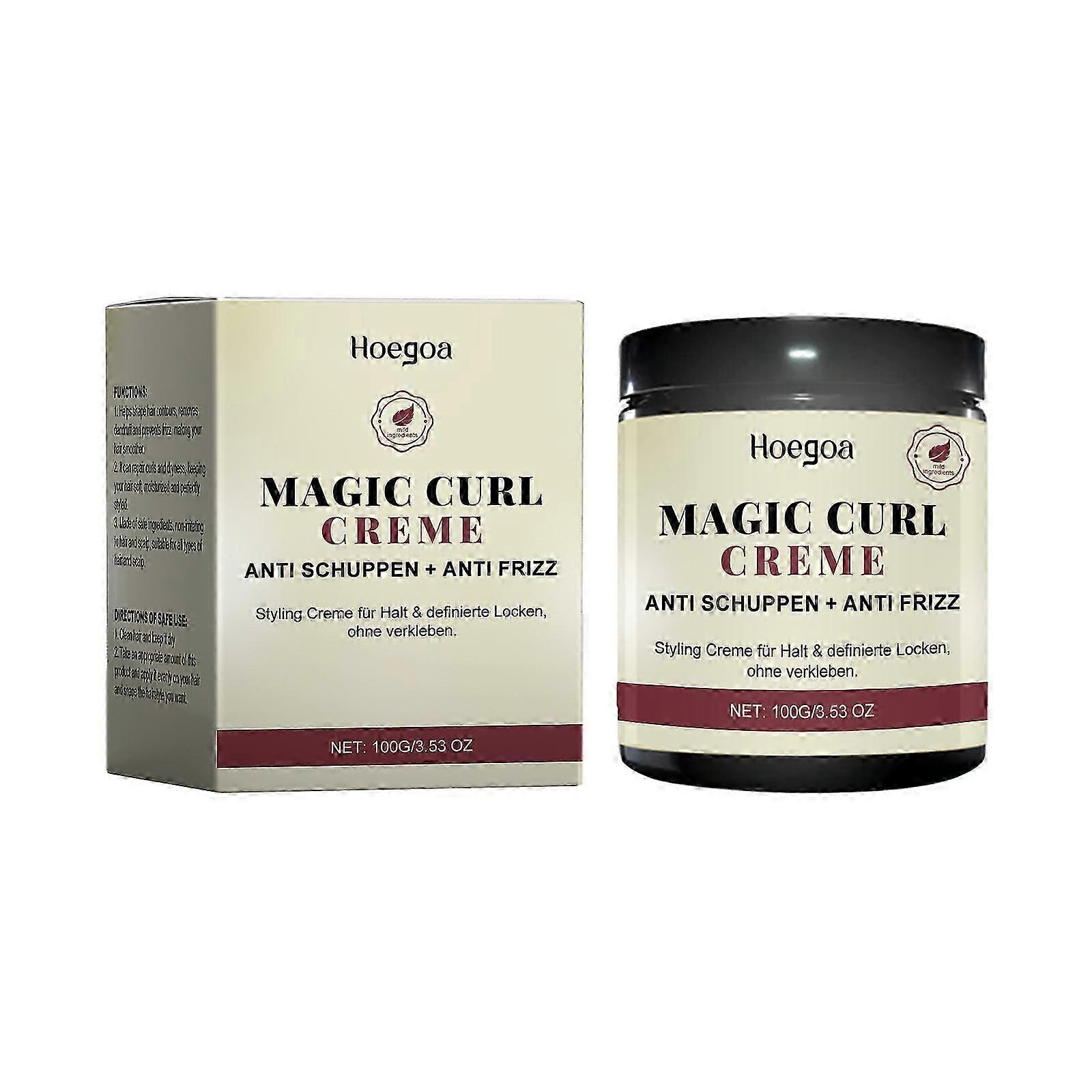 Hoegoa Curl Care Styling Cream Curl Styling Care Nourishes curls and restores curls to natural softness