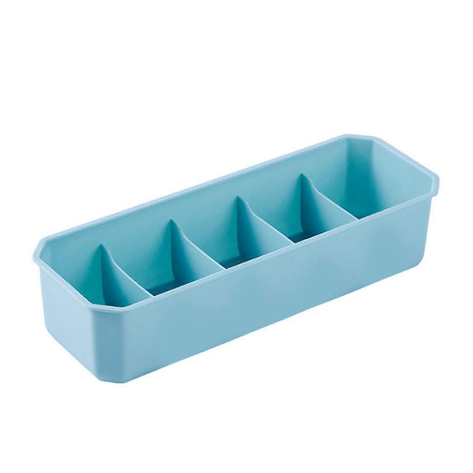 Plastic Stackable Sock & Underwear Storage Box with Multi Compartments