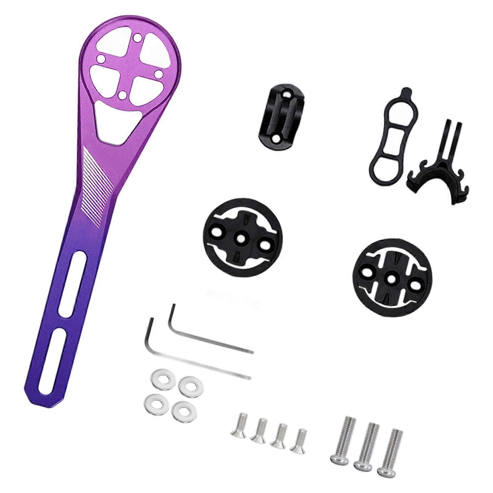 Cycling Stopwatches Speedometer Rack Out Fronts Bicycles Extension Bracket Bicycles Computer Mount Rack Light Stands  Purple