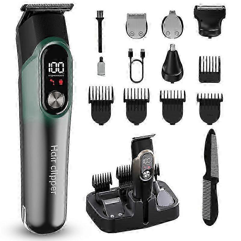 Hair Clippers for Men Professional 5 in 1 Cord/Cordless Beard Nose ...