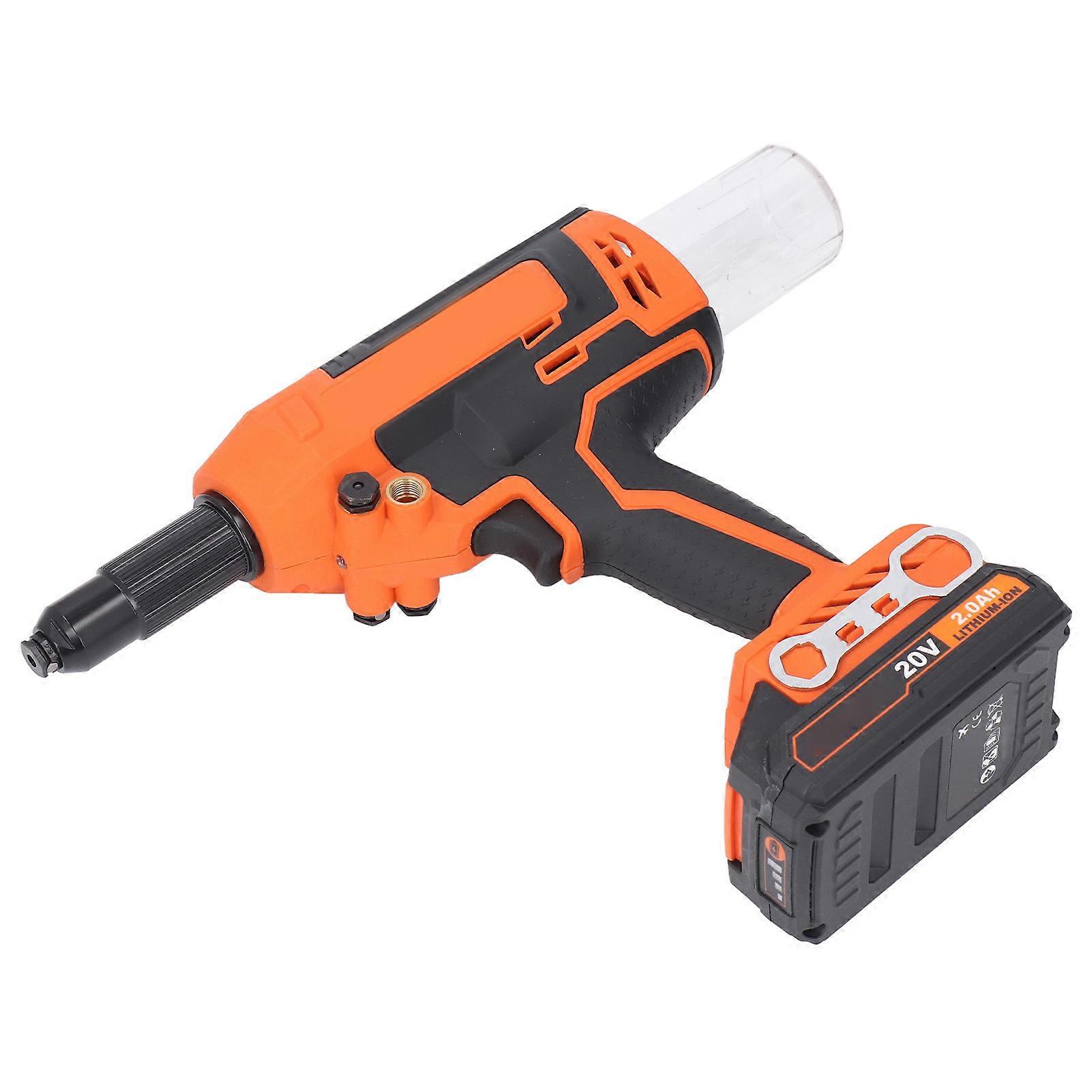 Cordless Rivet Nut Gun Set 20V 30KN 28mm Stroke EU Plug