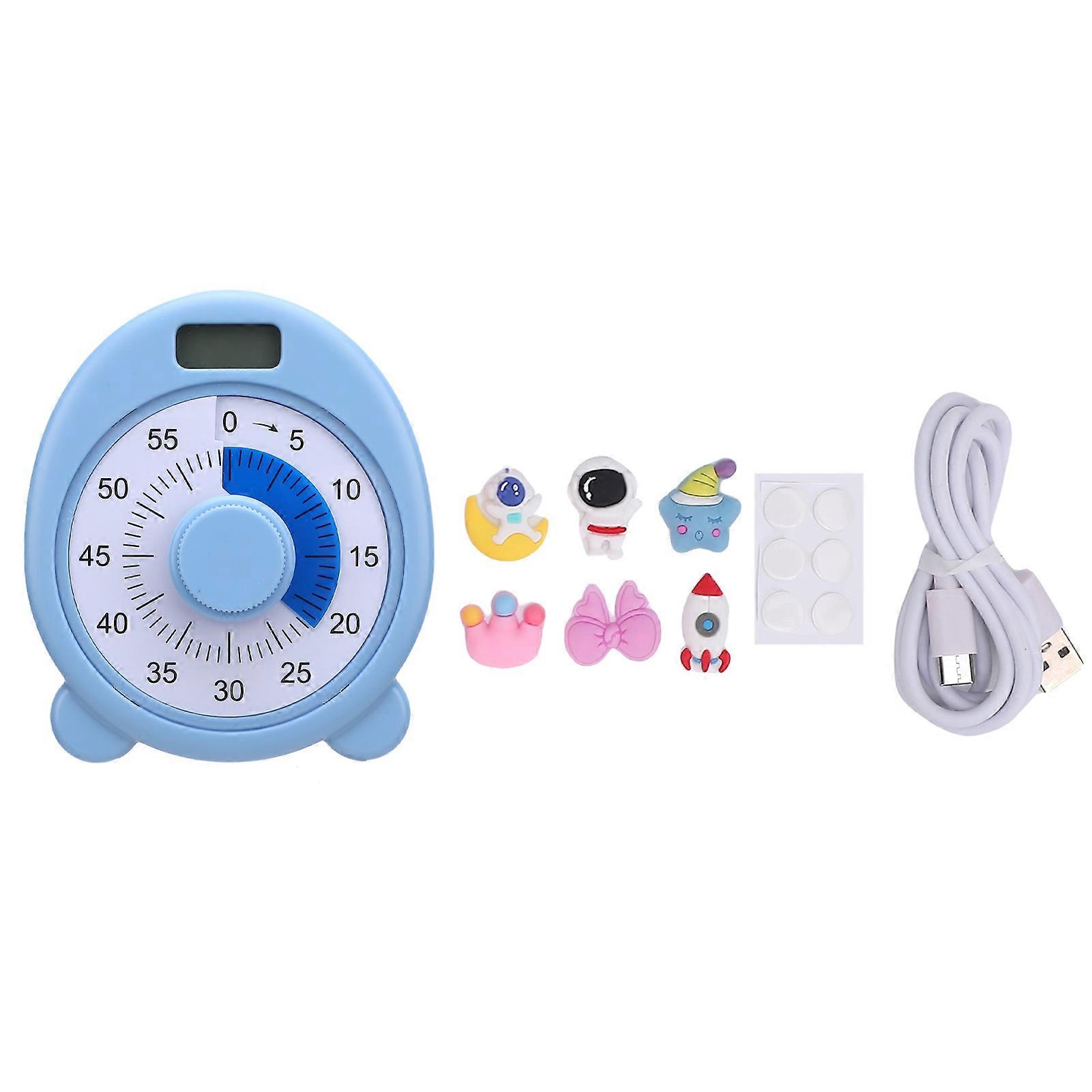 Visual 60 Minute Mechanical 99min 59sec Electronic Timing Visual Countdown Timer for Time Management