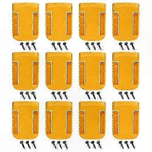 12-Pack Tool Battery Storage Hangers for Power Tools Organization Solution