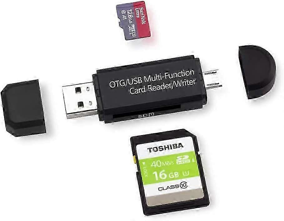 SD Card Reader,Micro sd Card Reader,USB 2.0 Memory Card Reader for SDXC, SDHC, SD, MMC, RS-MMC, Micro SDXC, Micro SD, Micro SDHC Card and UHS-I Card,5