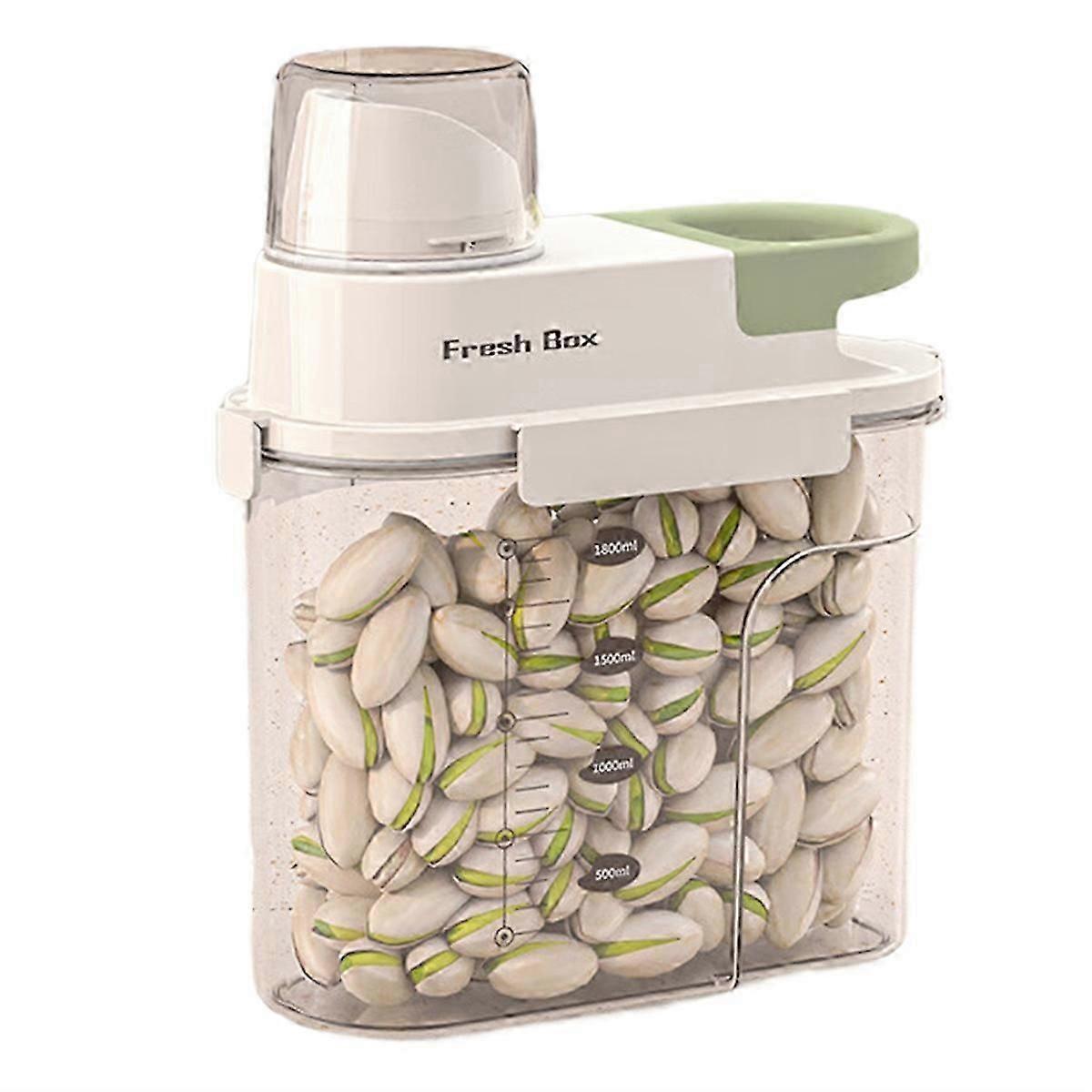 Sealed and Moisture-Proof Food Storage Container Designed with Measuring Cup Large Capacity Storage