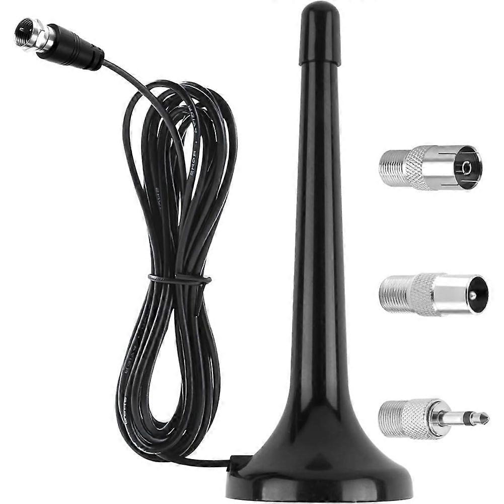 FM Radio Antenna for Stereo System and AV Receiver - Universal Indoor Antenna with Extension Cable