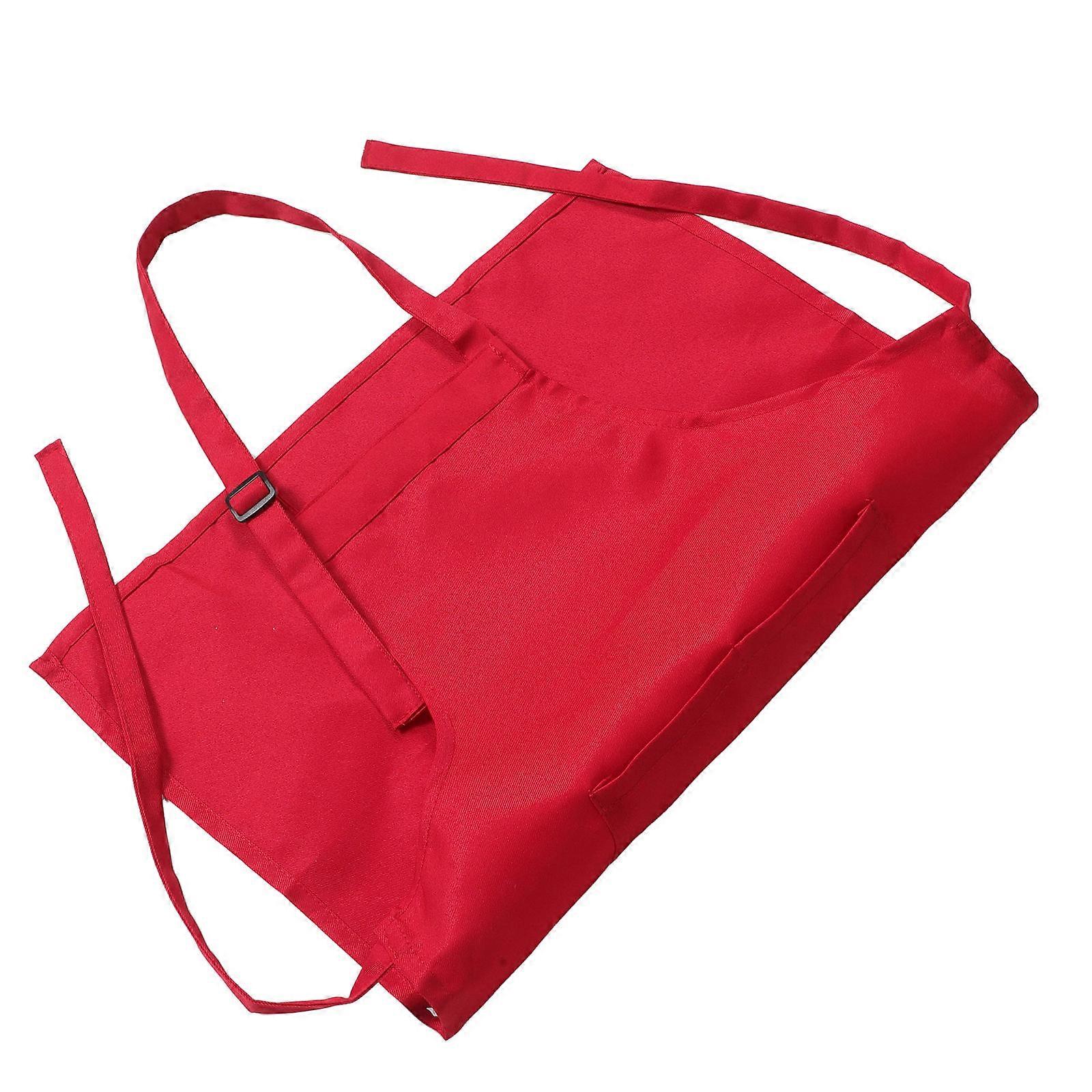 Cooking Apron with Pockets Adjustable Cloth Baking Apron for Kids Use multifunctional