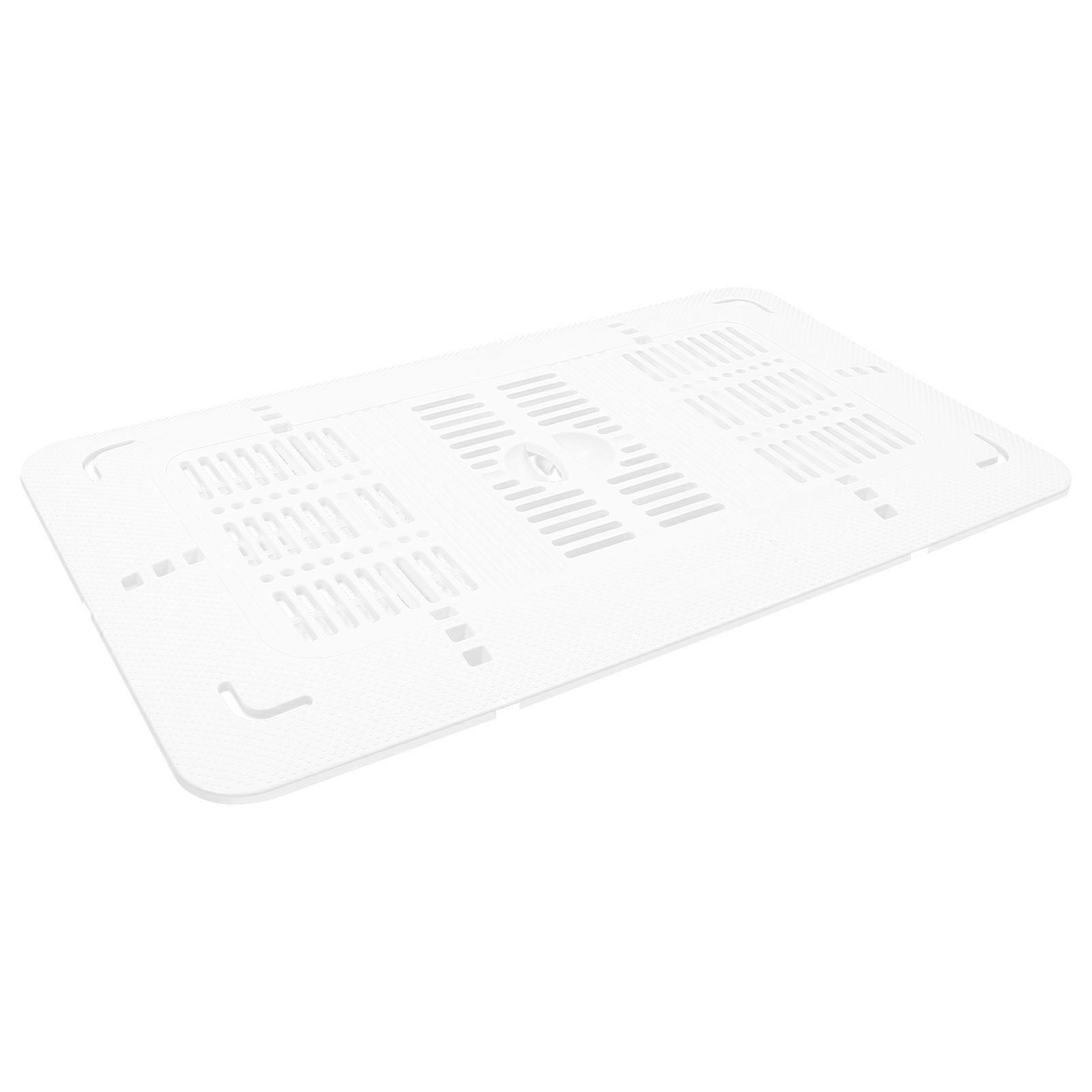 Toilet Squat Cover Squatting Toilet Lid Replacement for Bathroom Use Rectangular Abs Enhances Stability 1Set