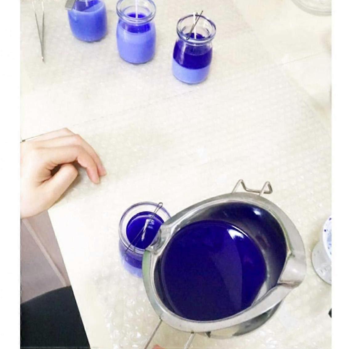 Double Boiler Pan Stainless Steel Melting Pot for Candle Making, Chocolate Making, Wax, Butter 2Piece Set
