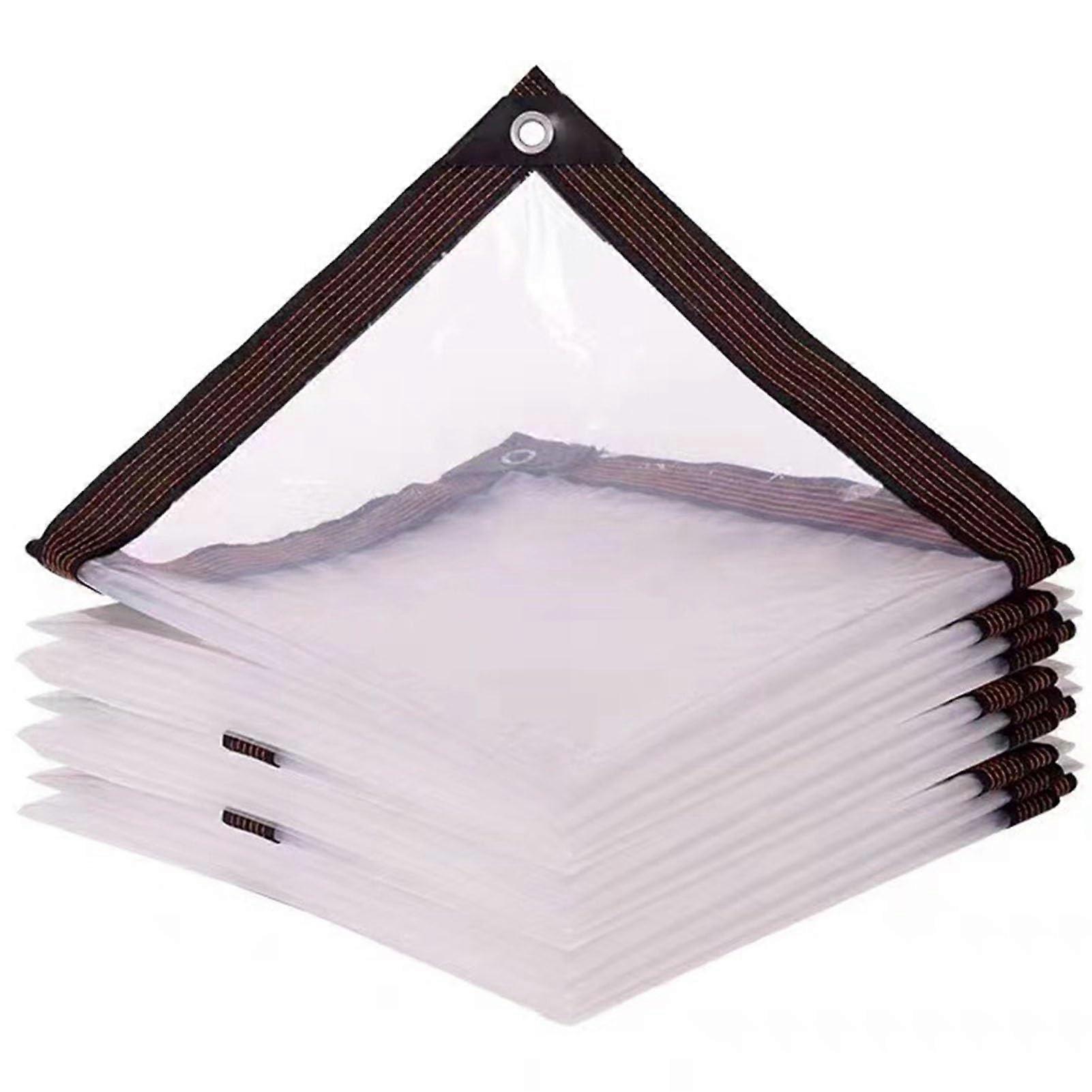 Clear Pergola Curtains Waterproof Gazebo With Eyelet 9x15m Color Clear For Gazebos