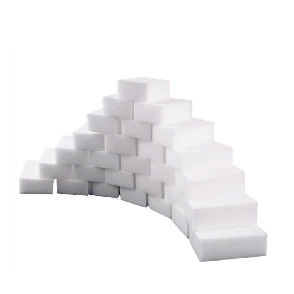 20Pcs Multi-Functional Melamine Sponge Eraser 10x6x2cm White