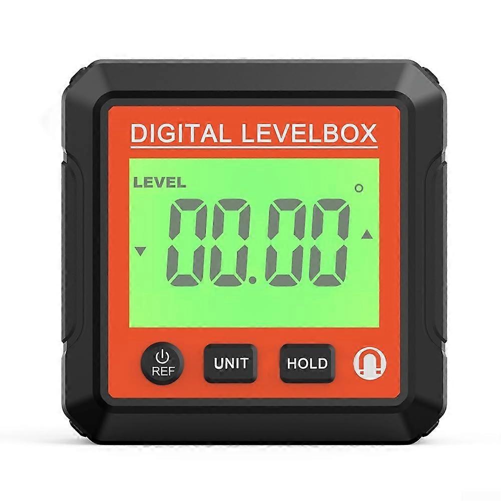 Digital Angle Meter LCD Protractor, Inclinometer With Magnet, Measuring Tool, Miter Gauge Digital Level Woodworking