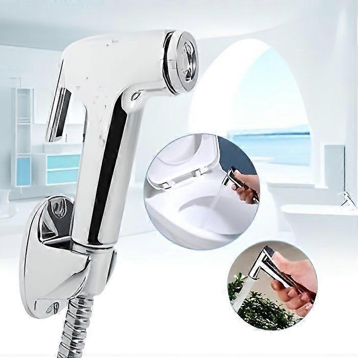 Bidet Toilet Shower Sprayer Kit - Brand - Model - Chrome - Smooth