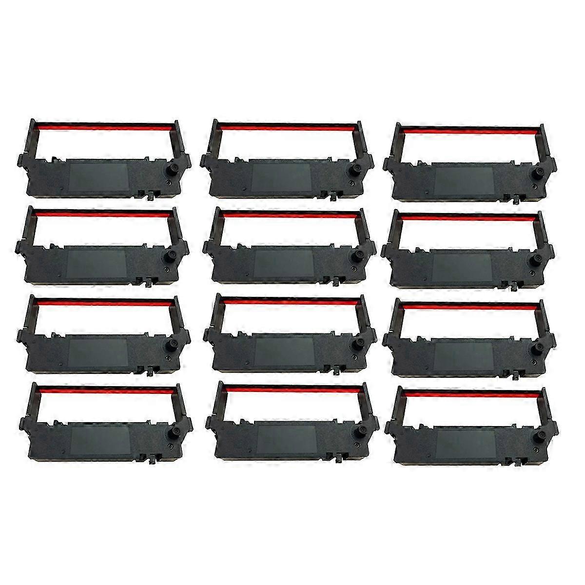 12Pcs SP700 Printer Ribbon Black and Red for Star Dot Matrix Printers