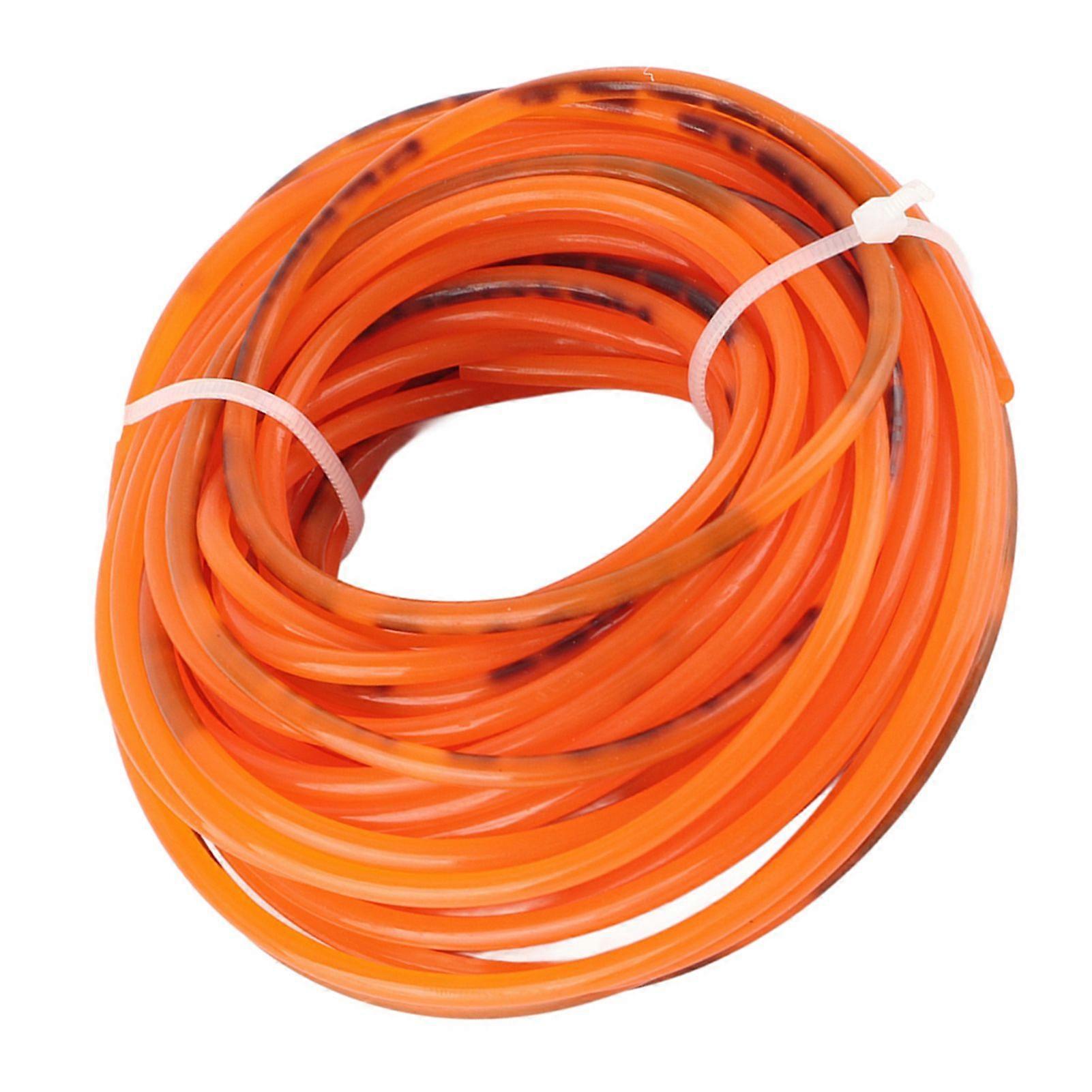 Orange Smooth PU Polyurethane Round Belt for Drive Transmission(3mm*10m)