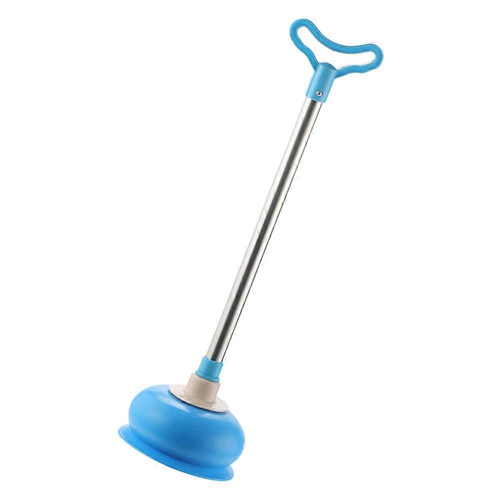Clogging Solver Suction Toilet Plunger for Home 1Pcs Blue