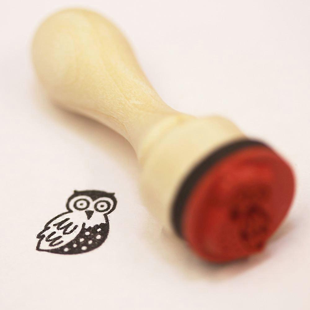 Very Mini Owl Rubber Stamp - Craft / Scrapbooking