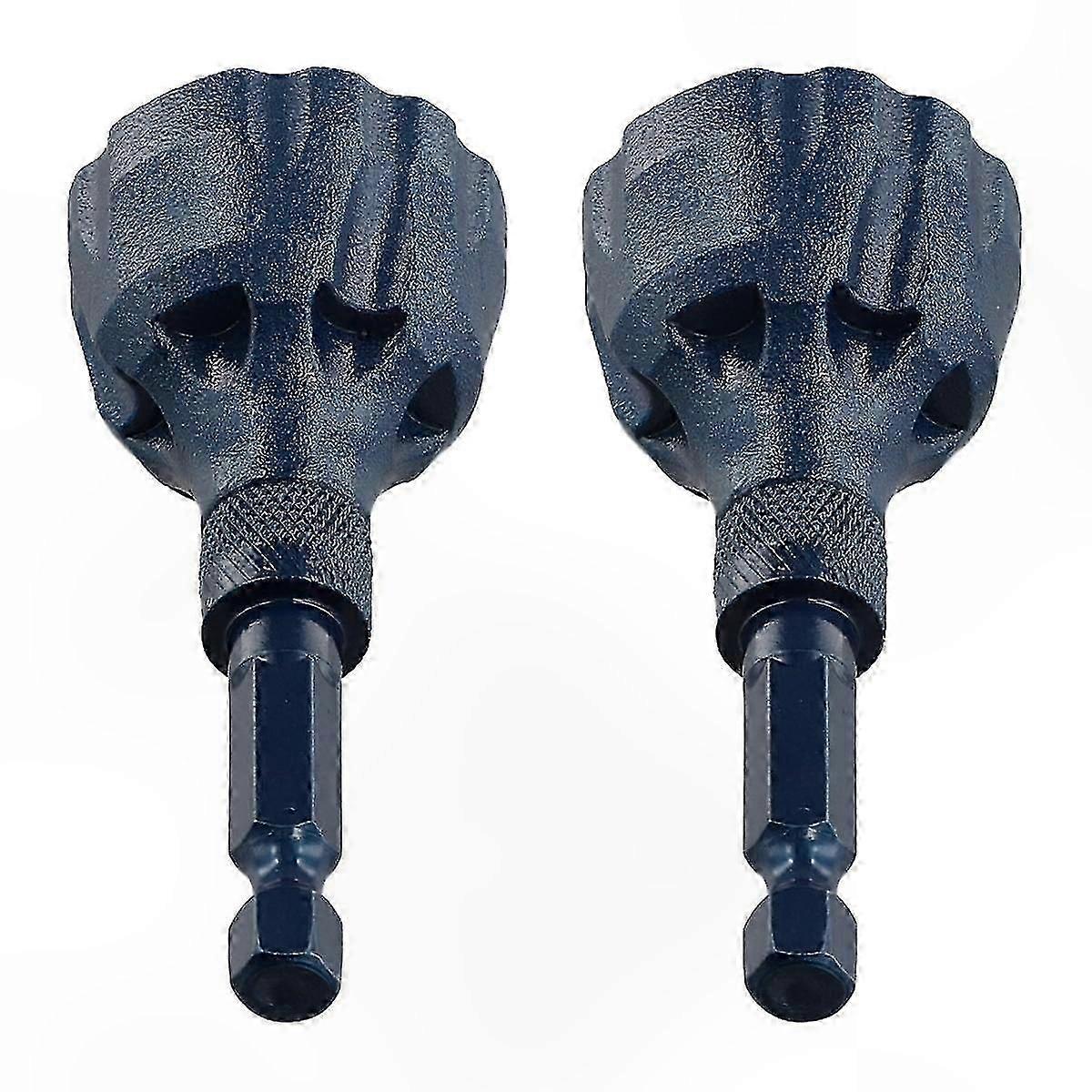 2 Pieces Carbide Deburring Tool for External Chamfering, 1/8 Inch to 3/4 Inch (3mm-20mm), Precision Chamfer and Deburring Cutter