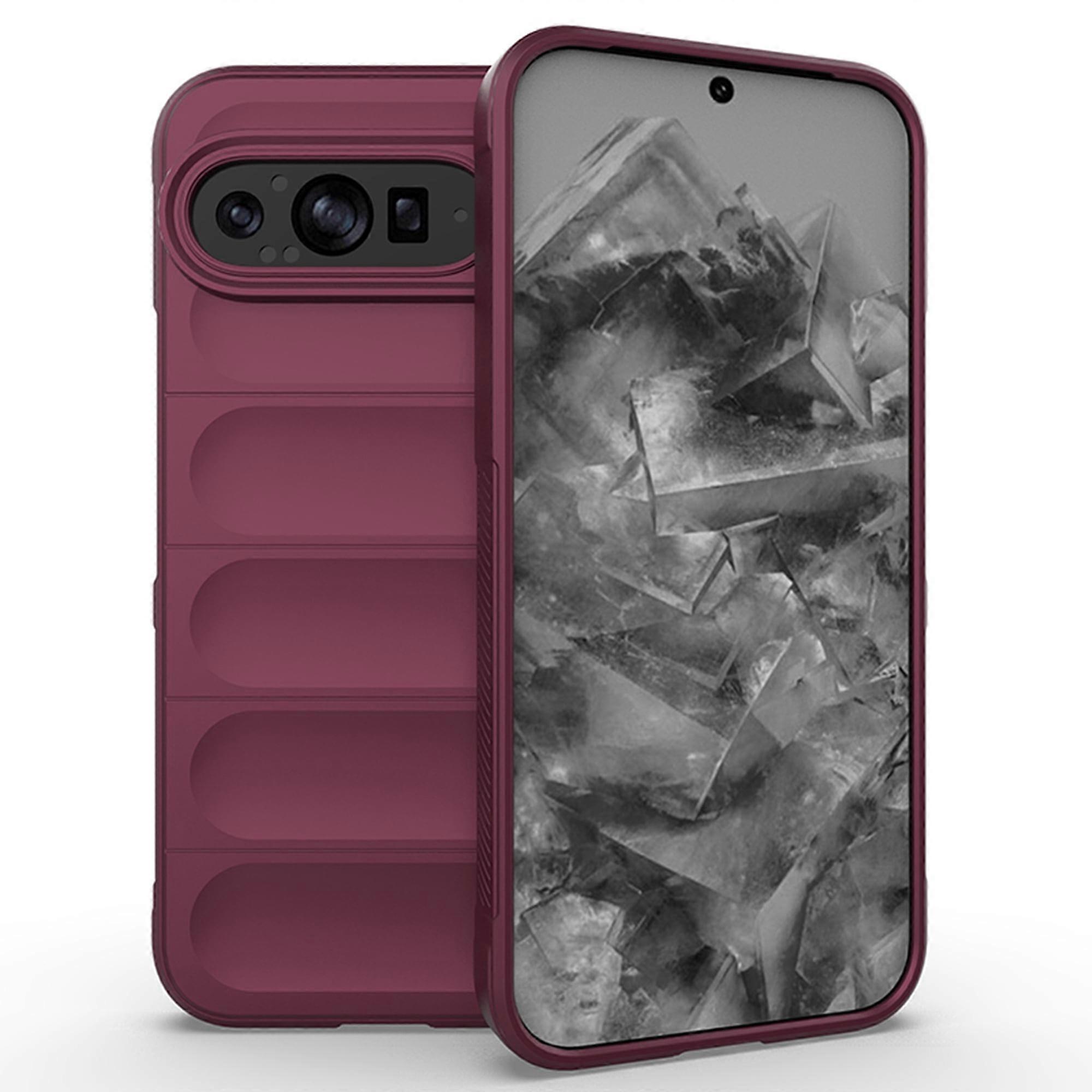 for Google Pixel 9 Pro XL Case, Flexible TPU Anti-Slip Shockproof Bumper Phone Case, Sim Case Cover