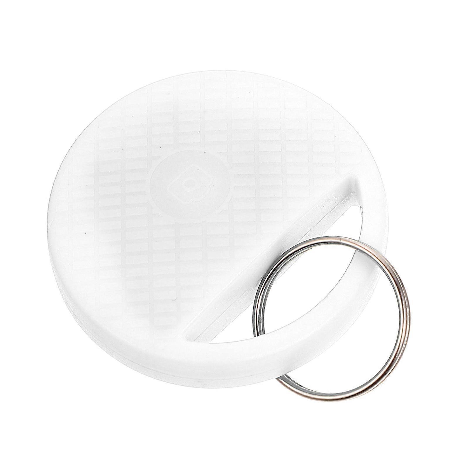 Tracker Device for Pets and Keys with Abs White Material Supporting Anti-Lost and Item Functions 1 Set
