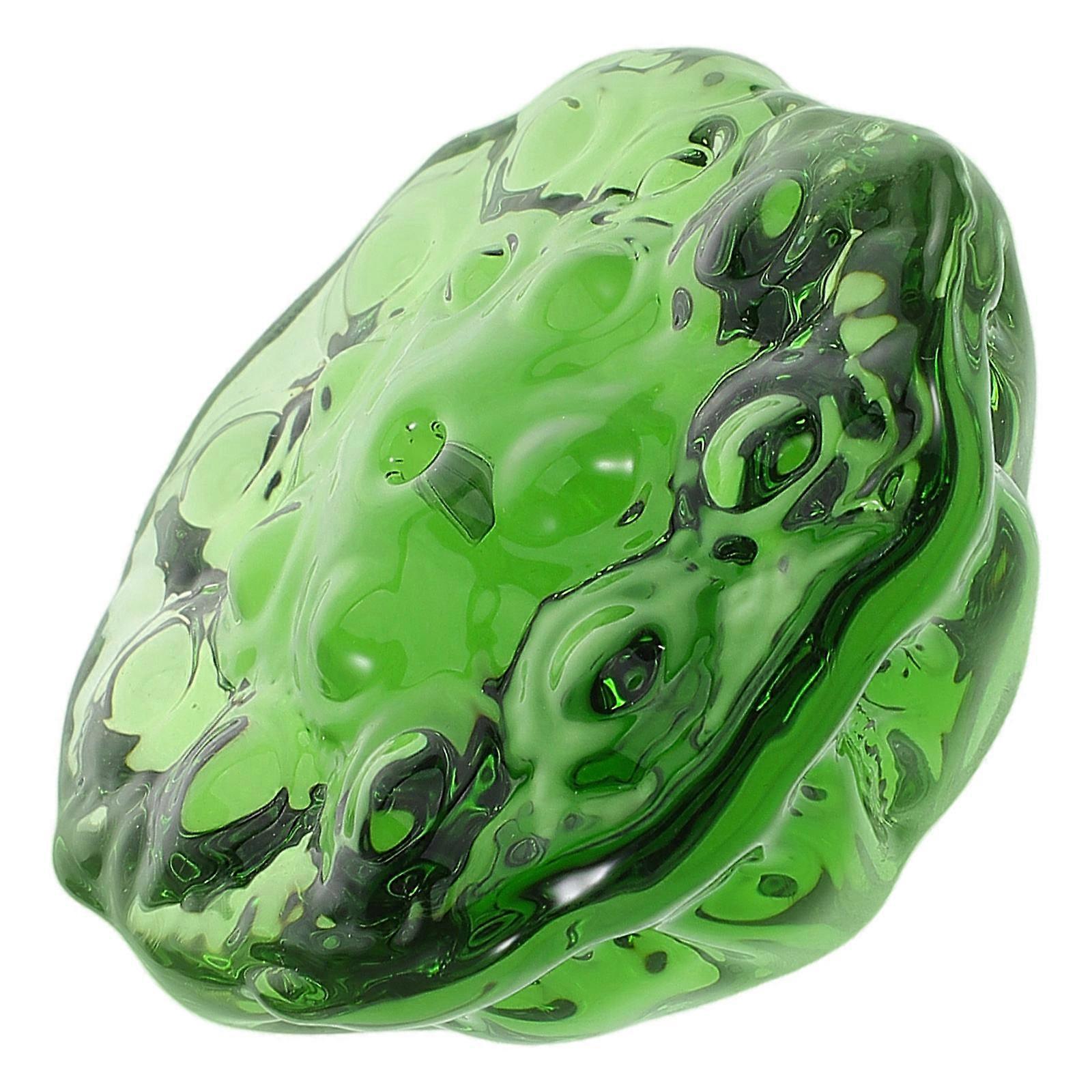 Crystal Lotus Decoration with Unique Green Glow 2Pcs