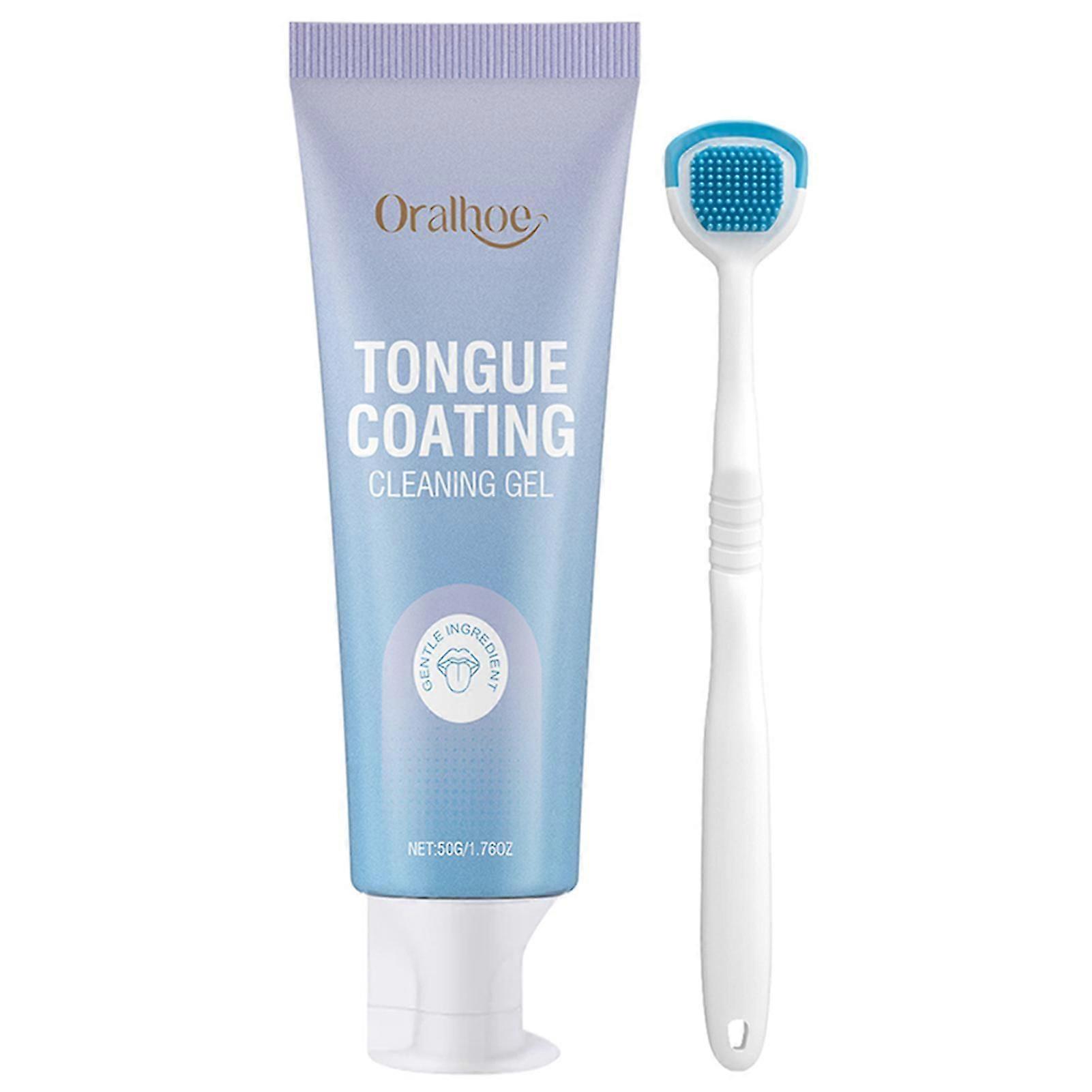 Tongues Cleaner Gel For Sensitive Teeth Easy to Use Gel formulas for All Ages, Happy H