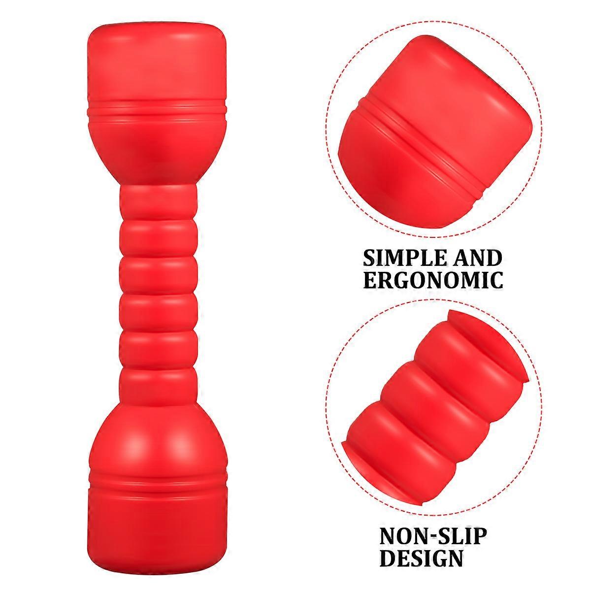 Children Barbells Plastic Dumbbells for Exercising 2Pcs with Assorted Colors