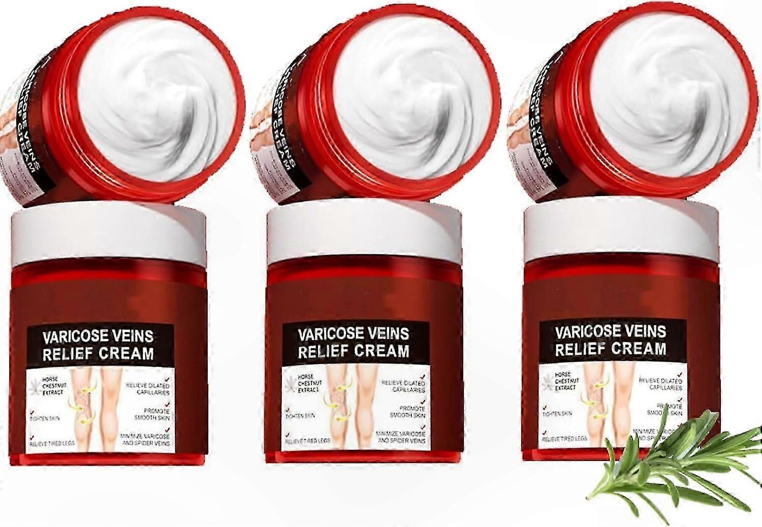 Soothing Cream for Varicose Veins, Leg Relief Formula, Anti-Capillary Discomfort Solution