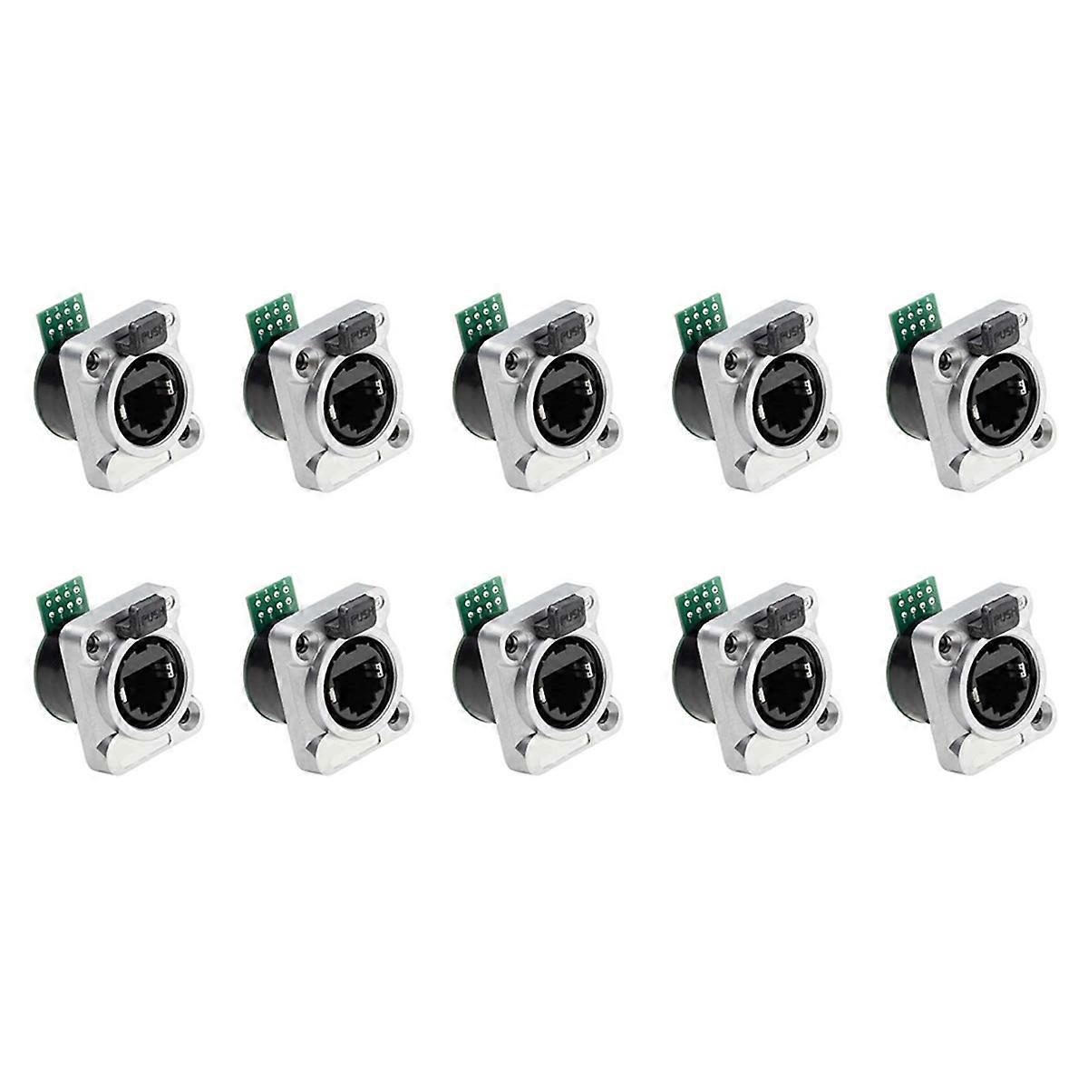 Ethernet Rj45 Chassis Socket NE8FDP Ethernet Pass Through Connector B