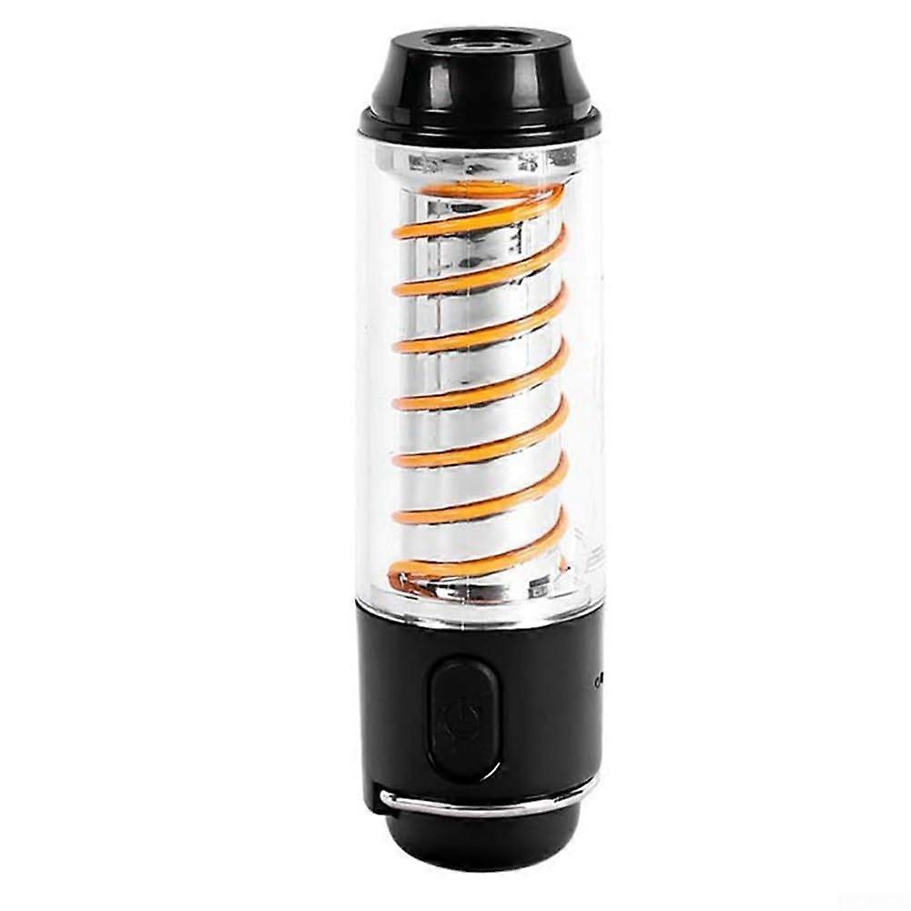 Rechargeable Flashlight For Campers, Compact, Waterproof, Black Outdoor Lighting Solution