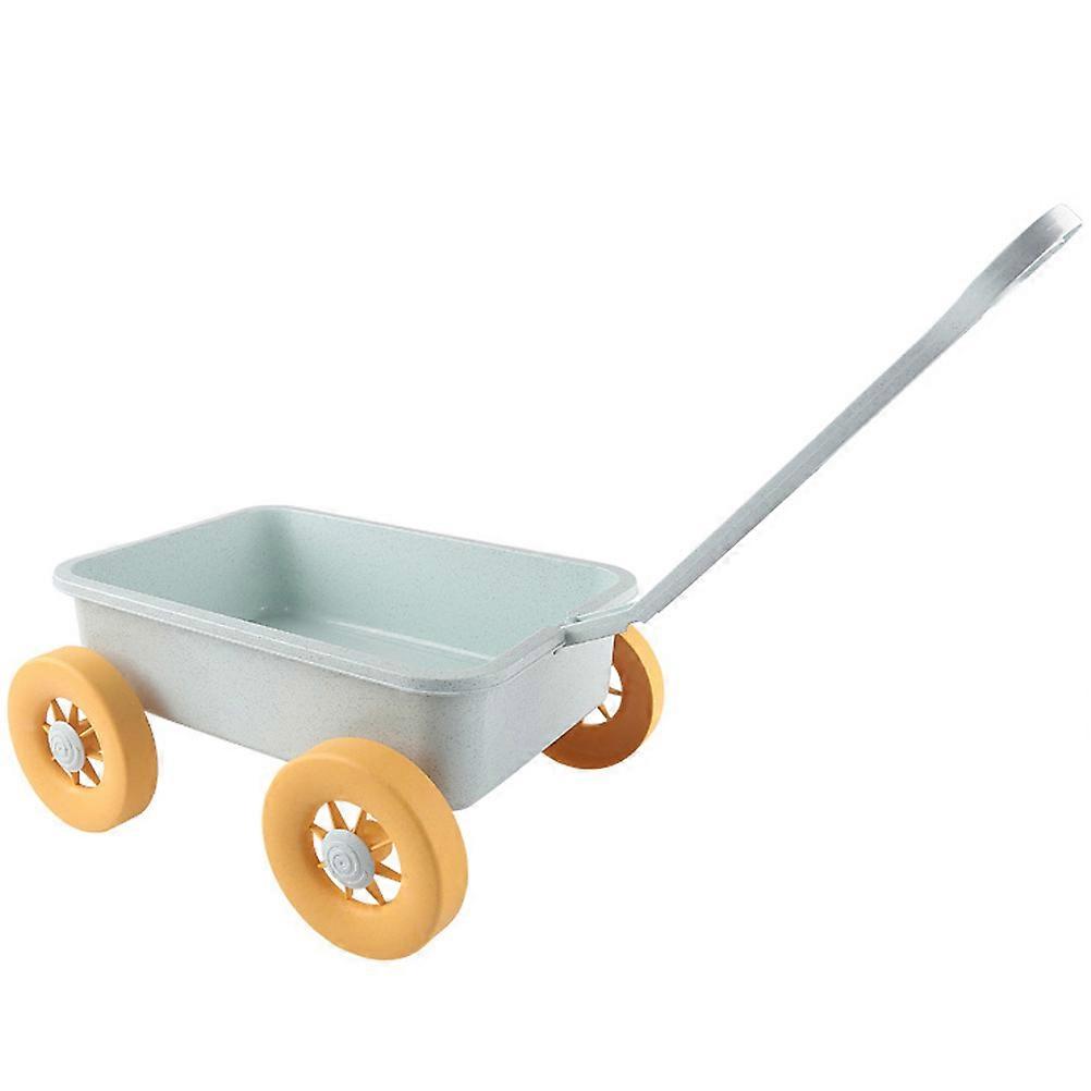 Beach Toys Kids Sand Trolley for Pretend Play Sky-Blue