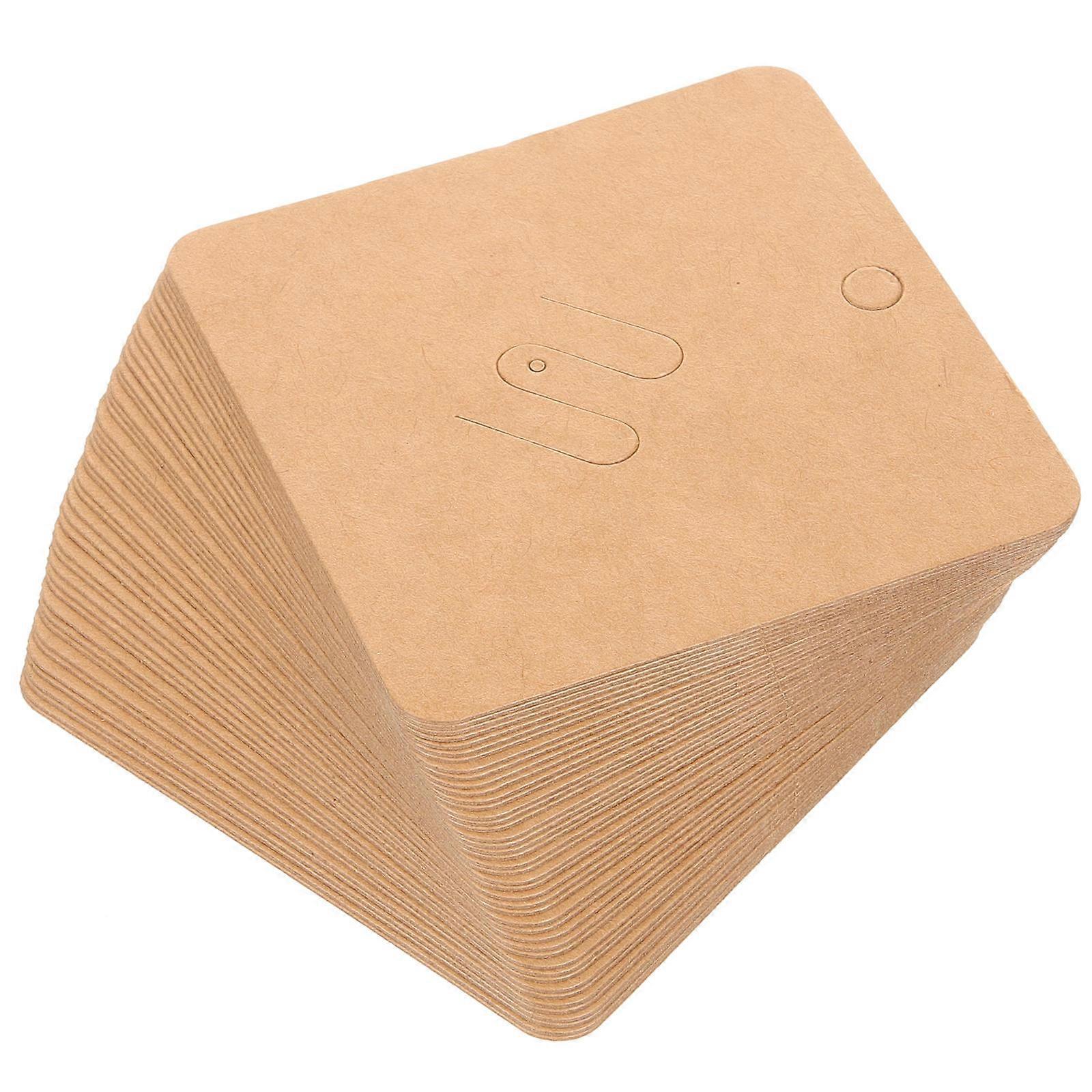 Brown Brooch Display Cards for Selling 800Pcs Pin Display Paper Cards