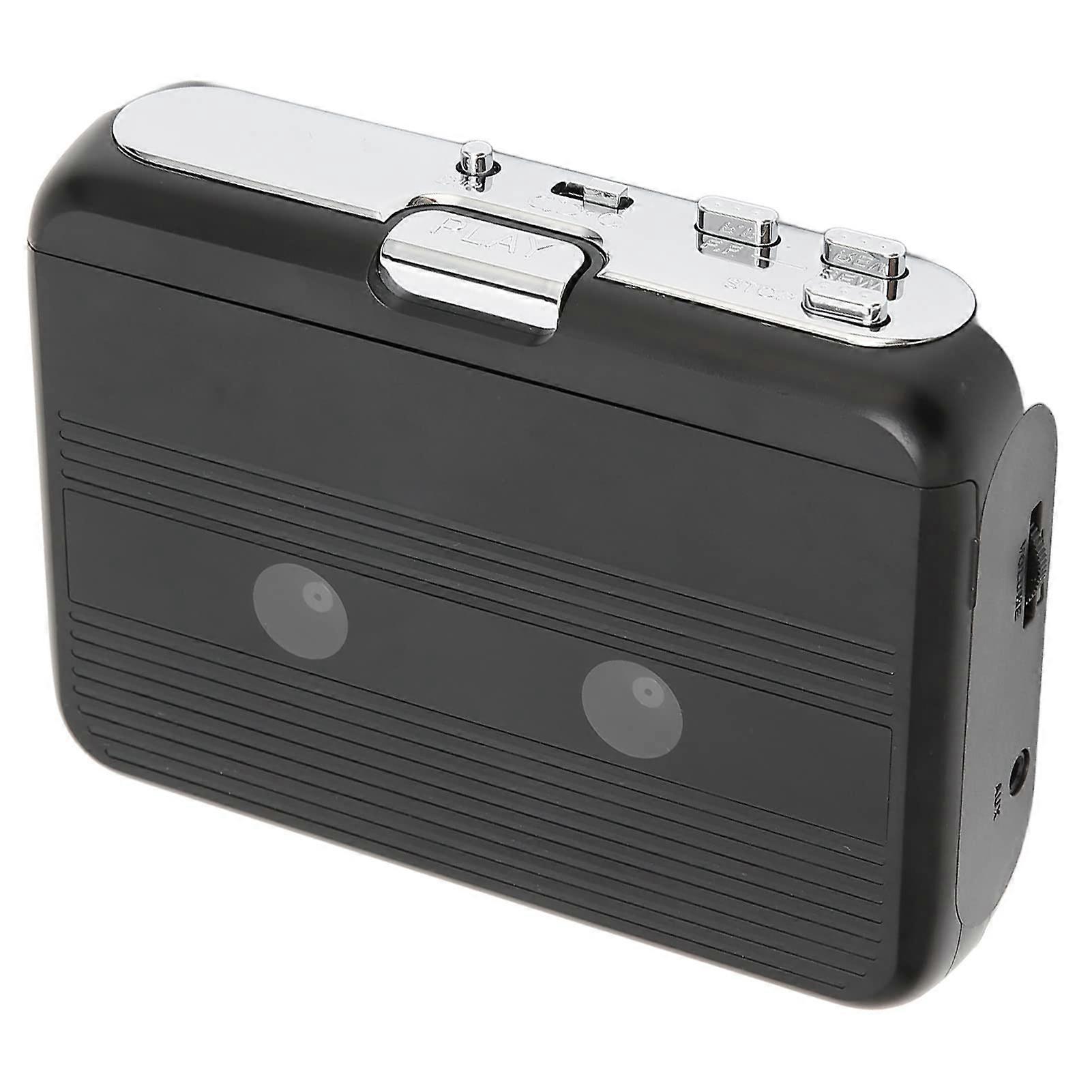 Audiphiles 5.0 Stereo Cassette Black Color Compatibility for Radio Fans