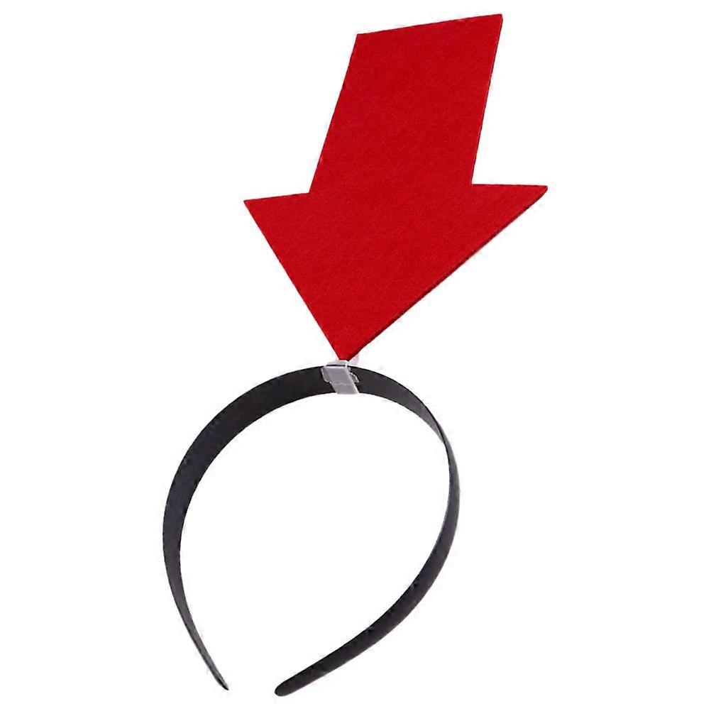 Fun Arrow Headband Photo Booth Props For Party Attendees In Red Color With Unique Design And 4Pcs Quantity