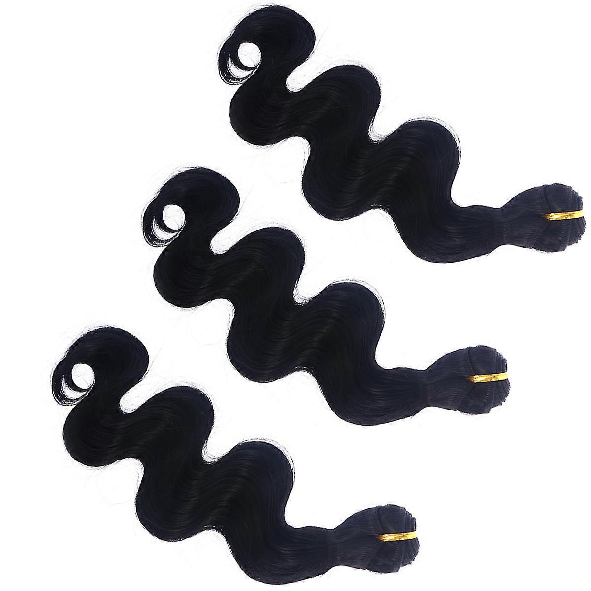 6 Pcs Unprocessed Body Wave Hair Wefts for Younger for Daily Use and Styling Purposes