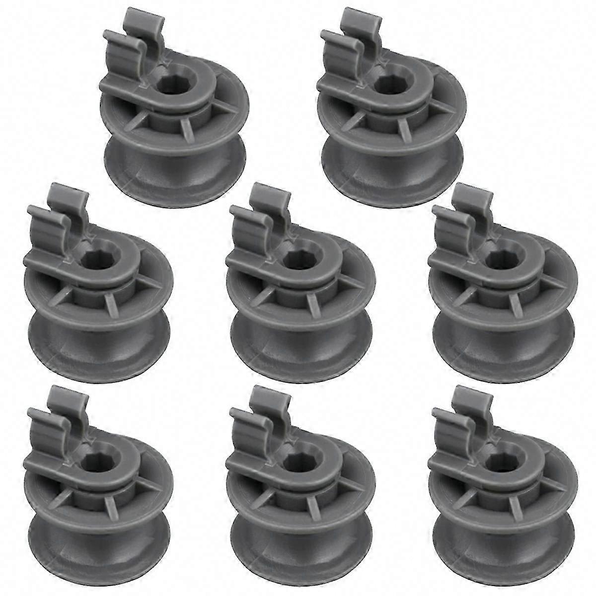 8Pcs 4581DD3002A Dishwasher Upper Rack Wheels, Dishrack Roller Replacement Parts
