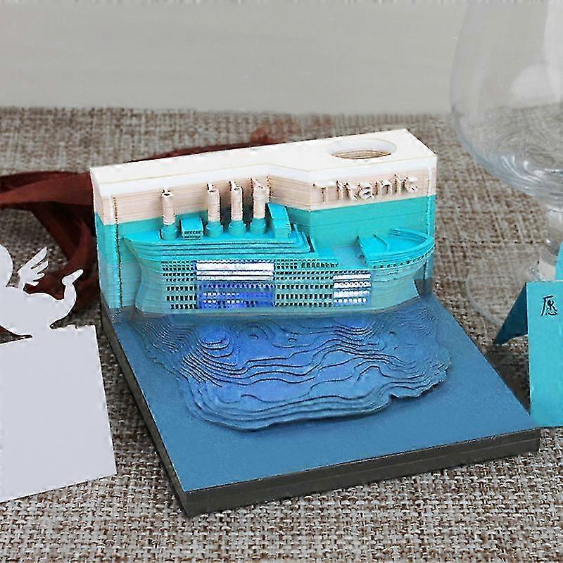 2025 Paper Handmade Diy Gift Titanic Stereo Model Note Paper