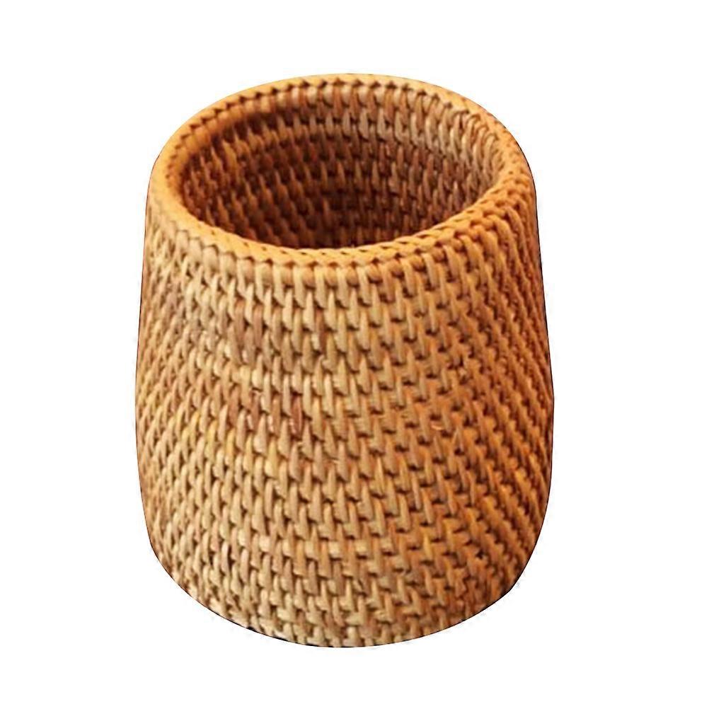 Rattan Woven Tea Set Container for Creative Storage 3Pcs Basket