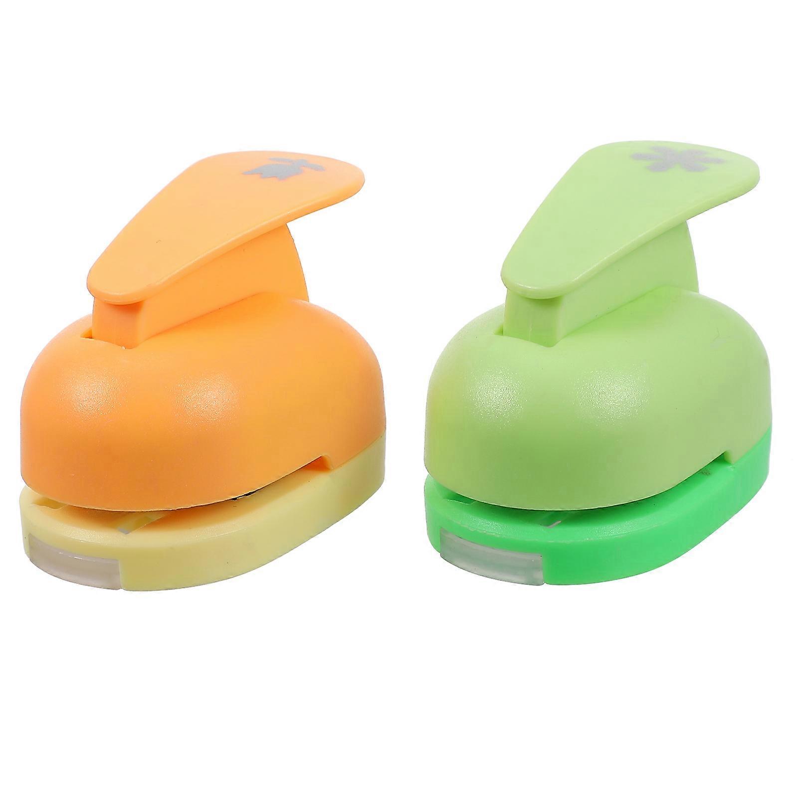 Craft Paper Punch Hole Puncher for DIY Use 2Pcs Practical Scrap-Booking Tool