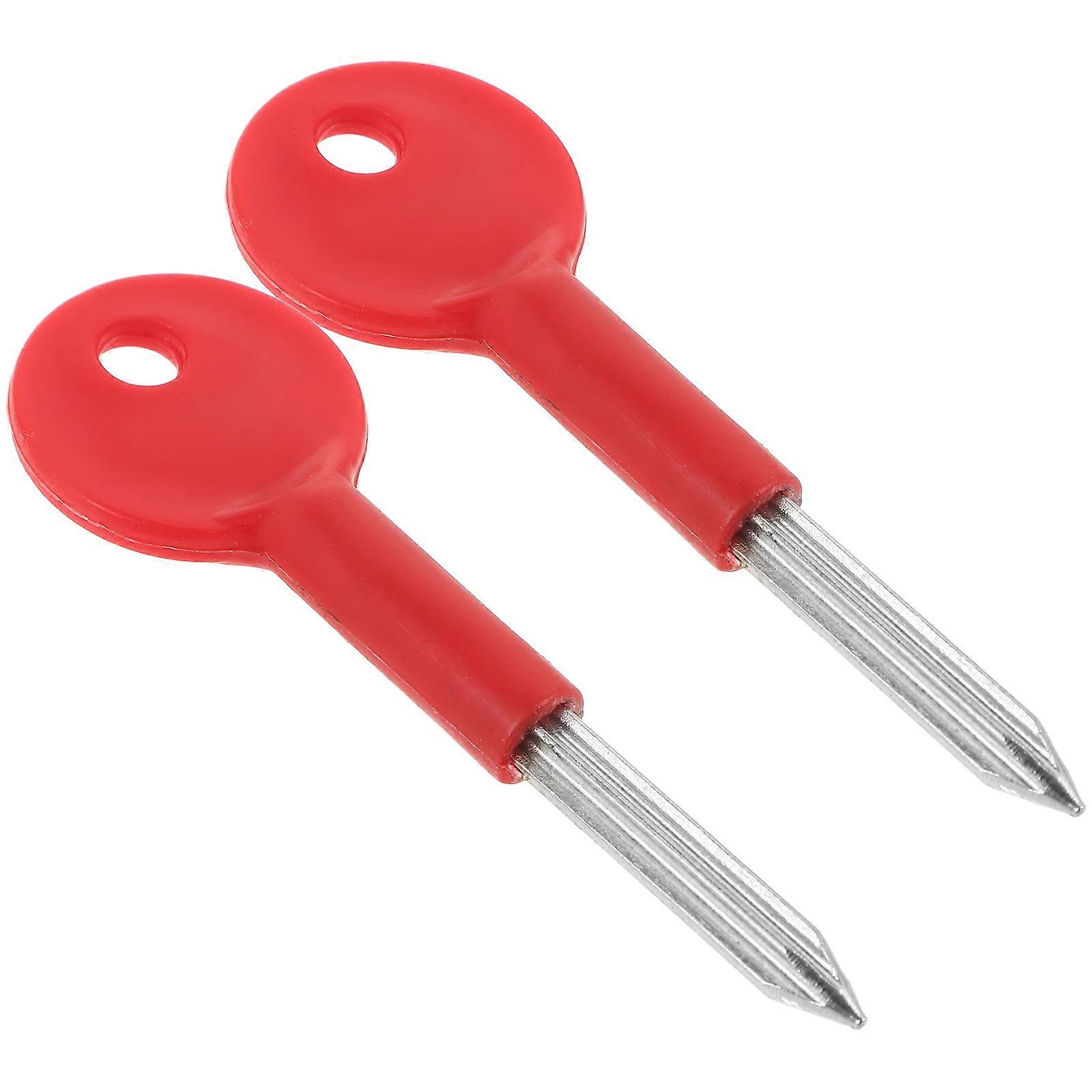 Fire Door Keys Replacement with Door Security Bolt Key 10Pcs Plastic Metal